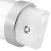 Depósito Singularity Protium 200mm acrílico mate plata - tubo de 200 mm, construcción de acrílico