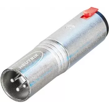 Neutrik NA3MJ - Adaptador de audio - XLR3 macho a jack estéreo hembra