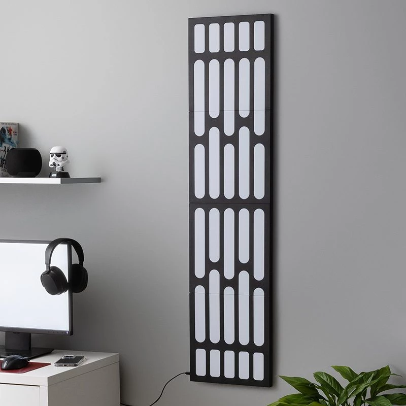Lámpara de pared Paladone PP13141SW LED diseño Star Wars, lámpara de pared LED
