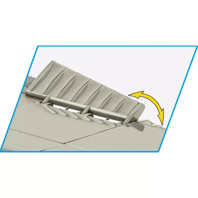Cobi Bell P-39D Airacobra set de construcción, gris, 361 piezas