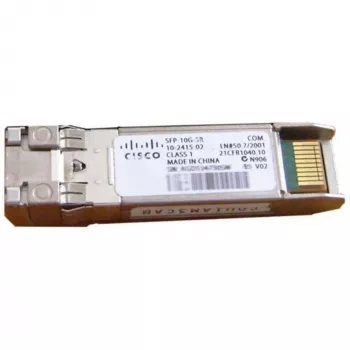Cisco 10GBASE-SR módulo SFP S-Class para implementaciones de Ethernet de 10 gigabits, hot-swappable, 5 años de garantía estándar (SFP-10G-SR-S=)