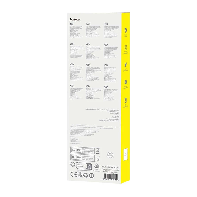 Stylus Baseus Smooth Writing Series P80015804213-00 — lápiz activo con carga inalámbrica y por cable