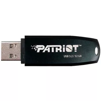 Memoria USB PATRIOT 32 GB USB Type-A 3.2 Gen 1 negra, 80 MB/s, llavero