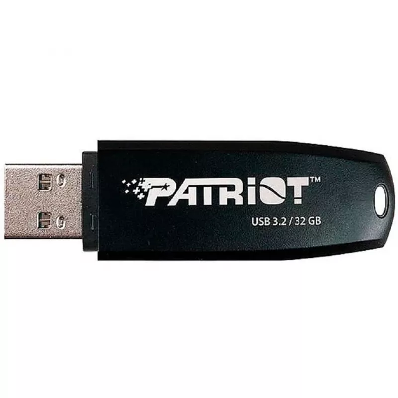 Memoria USB PATRIOT 32 GB USB Type-A 3.2 Gen 1 negra, 80 MB/s, llavero