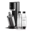Máquina de soda SodaStream DUO negro acero inoxidable