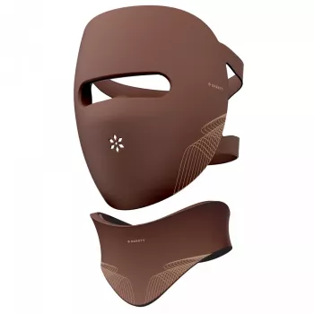 Máscara LED Garett Beauty Skin Ritual Face & Neck, marrón