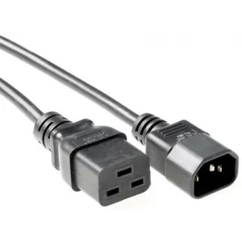 Microconnect PE0191430 Cable de alimentación negro 3 m conector hembra C19 conector hembra C14