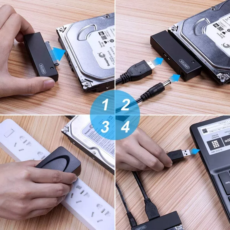 Tarjeta de interfaz Unitek Y-1039, cable USB incluido, 5 Gbit/s, negro, Plug-and-Play