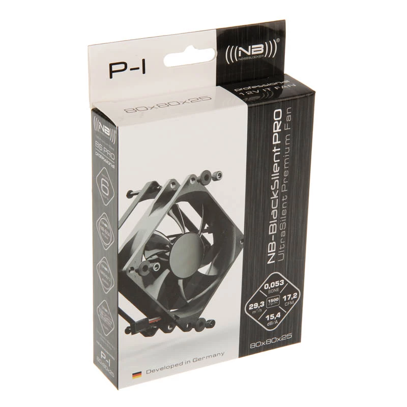 Ventilador Noiseblocker BlackSilentPro P-1