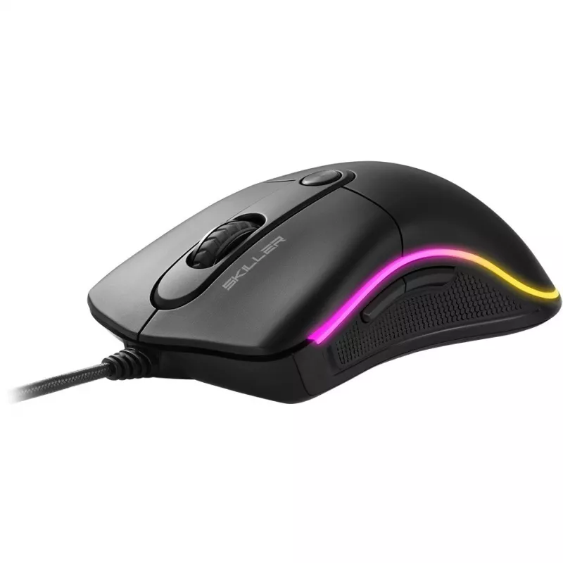 Sharkoon Skiller SGM2 ratón gaming con cable ergonómico óptico 6 botones negro