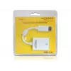 Adaptador de cable de vídeo DeLOCK 61765 DisplayPort a DVI-I 0,125 m