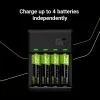 Cargador Green Cell GC VitalCharger con 4 pilas AA 2000mAh NiMH
