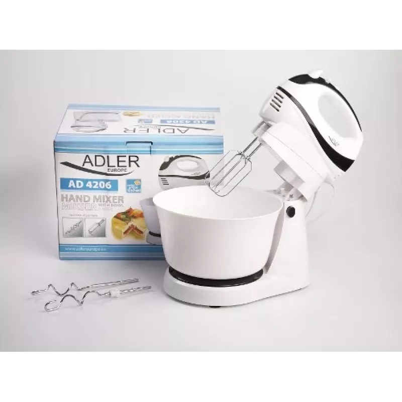 Batidora de vaso Adler AD 4206 negra, blanca 300 W