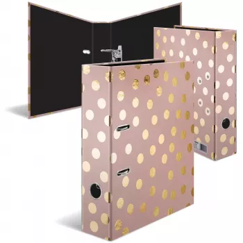 Archivador de anillas HERMA 7057 A4 oro rosa