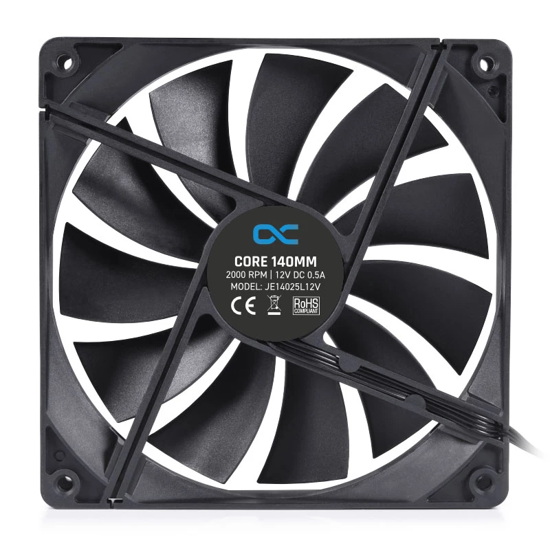 Ventilador Alphacool 24853 14 cm negro 2000 RPM hidráulico