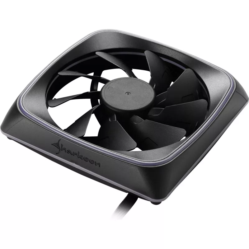 Ventilador Sharkoon RGB SHARK Lights 12 cm negro