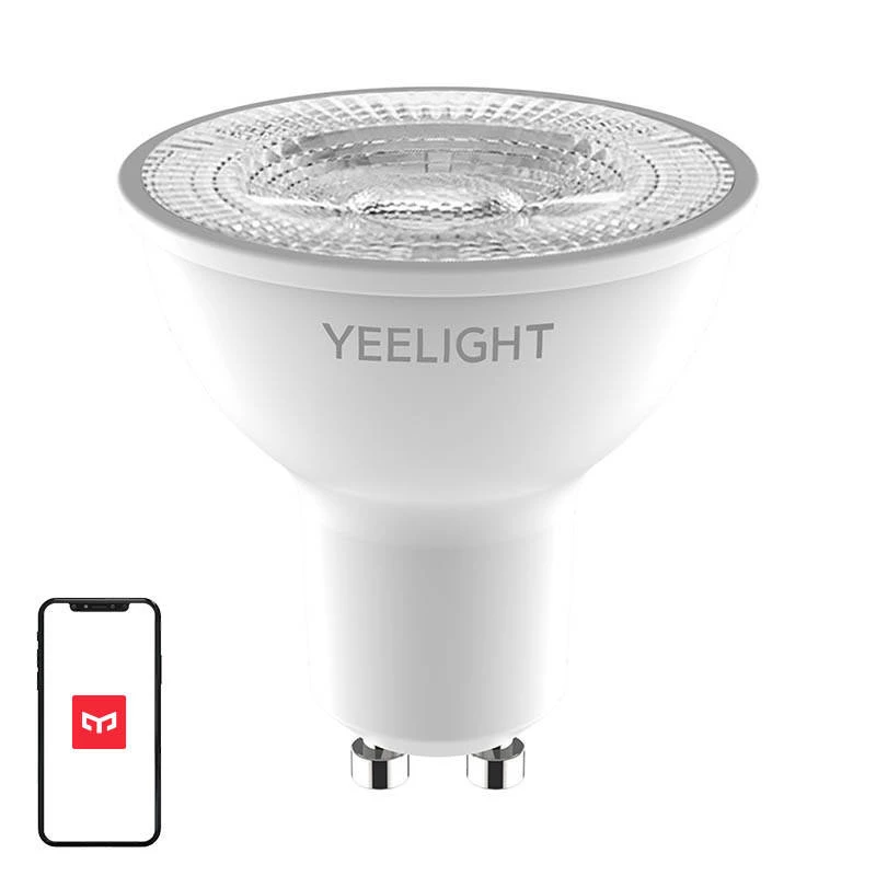Yeelight W1 GU10 bombilla inteligente regulable, 4 unidades