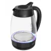 Lafe Essential XL CEG016 hervidor eléctrico de cristal, 2 l, 2200 W, negro