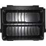 Insertos variables 2 compartimentos P-83680, bandeja negra, para maletín MAKPAC