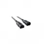 Cable de alimentación Bachmann 356.171 negro 2 m C14 conector hembra C13