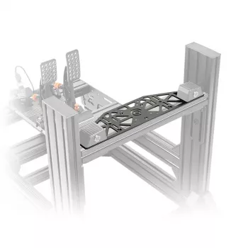 Soporte de montaje Asetek SimSports 460×120×5 mm, acero, negro