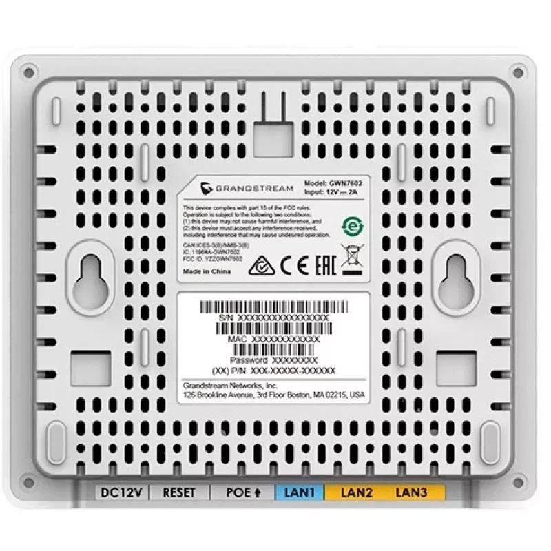 Punto de acceso inalámbrico Grandstream GWN7604 2.4 GHz 5 GHz