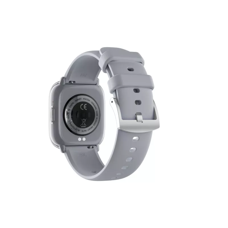 myPhone Watch Pastel smartwatch, AMOLED de 4,45 cm (1,75 pulgadas), 390 x 450 píxeles, Bluetooth 5.3, resistente al agua, gris plata