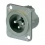 Neutrik NC3MD-LX accesorio de conectividad plata