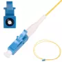 Extralink Pigtail LC/UPC, Monomodo G.652D, 900 µm PVC, 1 m, FTTH, amarillo