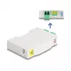 DeLOCK caja de conexión de fibra óptica para red 85936 LC dúplex blanco