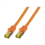 EFB-Elektronik Cable de parcheo RJ45 Cat.6A S/FTP LSZHCat.7 cable sin conector naranja 1 m Fabricante: EFB Elektronik (MK7001.1O)