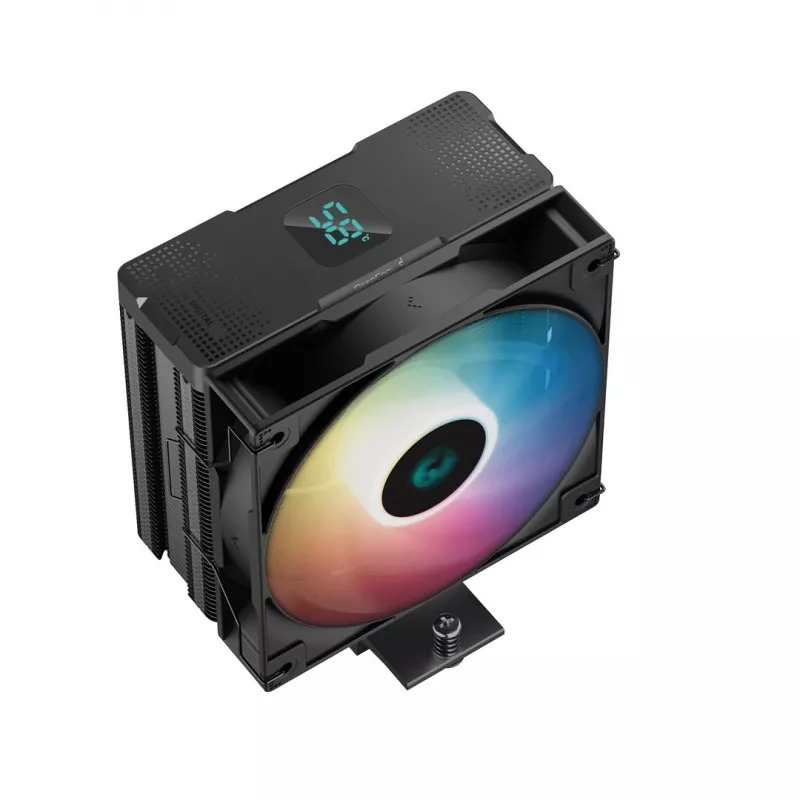DeepCool AG400 Digital BK ARGB disipador de CPU por aire 12 cm negro 1 ud.