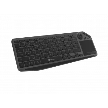Natec Turbot 2 | Teclado | Inalámbrico | US | Bluetooth | Negro/Gris