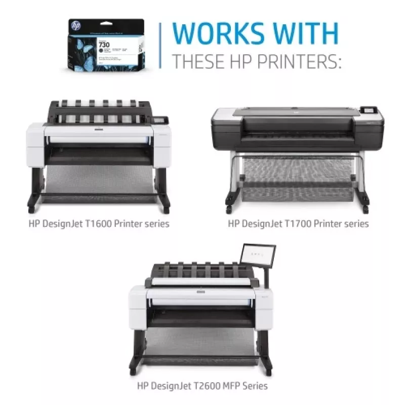 Cartucho de tinta HP 730 (P2V69A), magenta (SPEC)