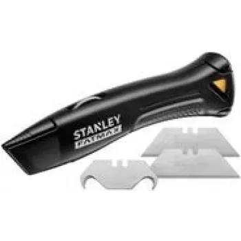 Cúter Stanley FMHT10500-0 negro hoja plegable 25 mm 165 mm