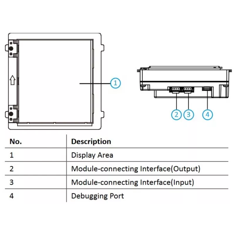 Pantalla Hikvision DS-KD-INFO