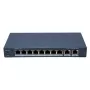 Hikvision DS-3E1310HP-EI(B) Switch de red Fast Ethernet (10/100) gestionado Power over Ethernet (PoE) Gris