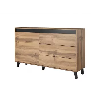 Cómoda Cama NORD roble Wotan/antracita