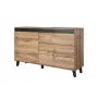 Cómoda Cama NORD roble Wotan/antracita