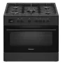 Cocina Ravanson KWGE-K90 Cheff Modern negra de gas y eléctrica (negra)