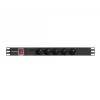 Lanberg PDU-05E-0200-IEC-BK unidad de distribución de corriente (PDU) 5 salidas AC 1U Negra