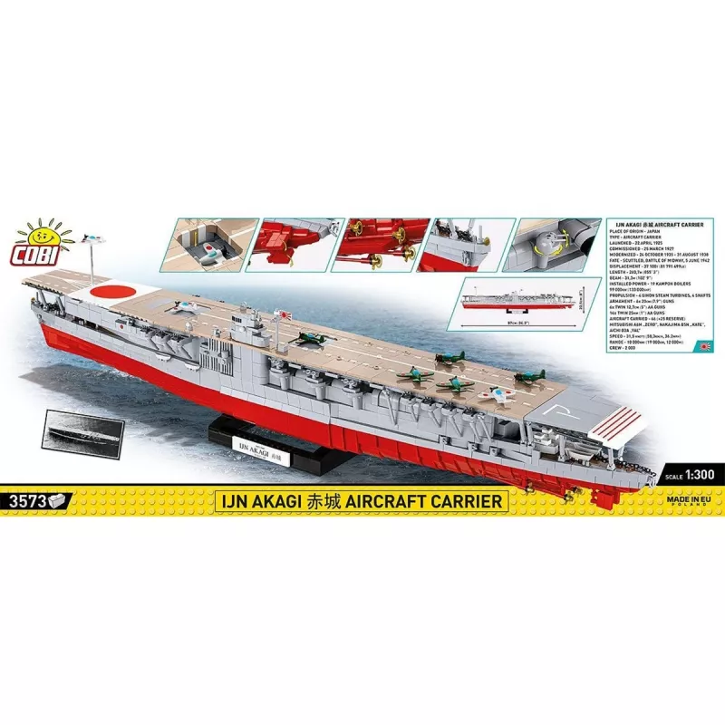 Set de bloques COBI IJN Akagi portaaviones 3573 piezas