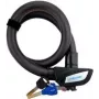 Candado de cable FISCHER 85903 — cable de seguridad de acero negro de 850 mm