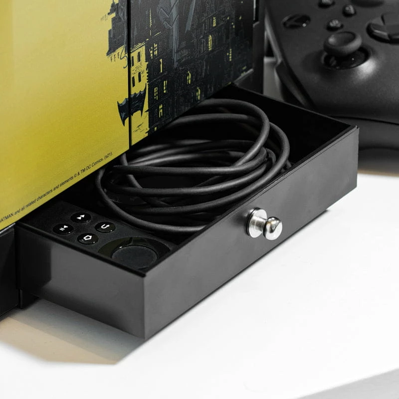 Numskull Games Official Batman Gaming Locker, soporte para discos de juegos, Xbox, negro, con cable, 1 ud(s).