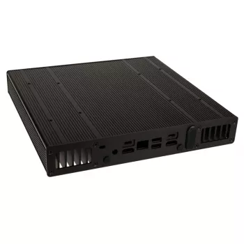 Akasa Plato TN - factor de forma ultracompacto (USFF) - PC - negro - aluminio - oficina en casa - Kensington