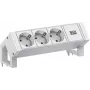 Bachmann DESK2 ALU blanco 937.4063xCEE7/3 0 2m GST18 RAL9010