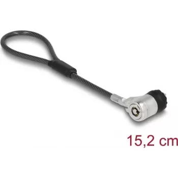 Candado de cable Navilock 20941 negro plata 0,152 m 4,5 mm
