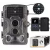 Cámara de caza TOPHUNT HC800A FHD con 42 LED IR — menú en polaco, cámara de caza activada por movimiento
