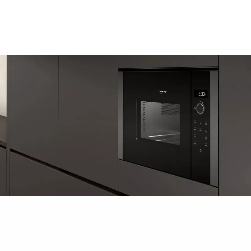 Microondas Neff HLAWD23G0 grafito microondas solo de encastre 20 L 800 W