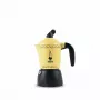 Cafetera Moka Bialetti Orzo Express Negro Amarillo